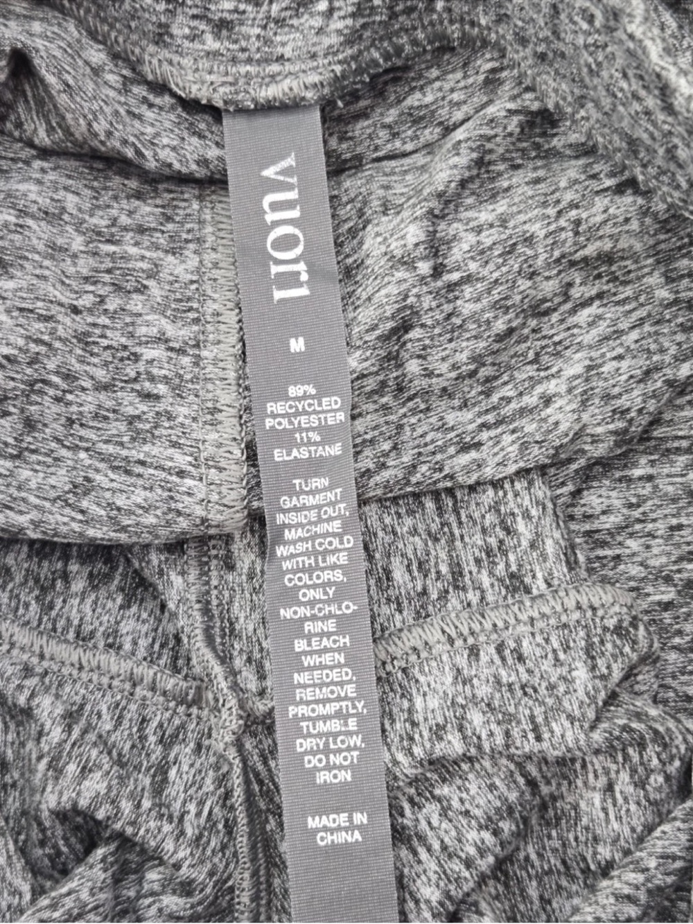 VUORI Halo Wide Leg Pant Dreamknit 31" Gray Black Heathered Size M Womens - Picture 4 of 13